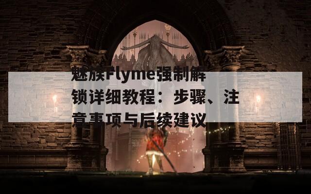 魅族Flyme强制解锁详细教程：步骤、注意事项与后续建议
