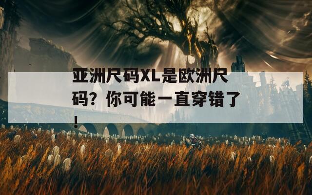 亚洲尺码XL是欧洲尺码？你可能一直穿错了！