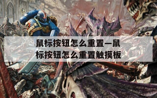 鼠标按钮怎么重置—鼠标按钮怎么重置触摸板