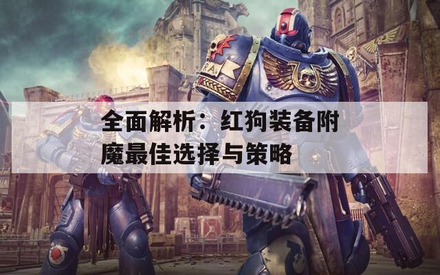 全面解析：红狗装备附魔最佳选择与策略