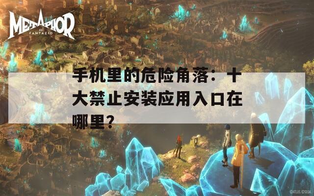 手机里的危险角落：十大禁止安装应用入口在哪里？