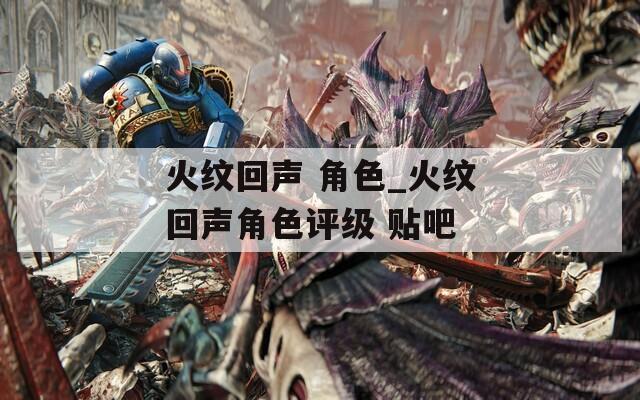 火纹回声 角色_火纹回声角色评级 贴吧