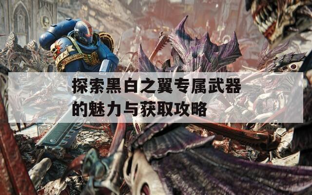探索黑白之翼专属武器的魅力与获取攻略