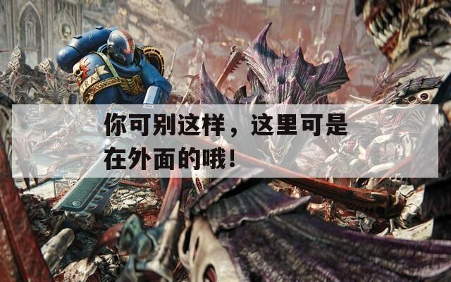 你可别这样，这里可是在外面的哦！