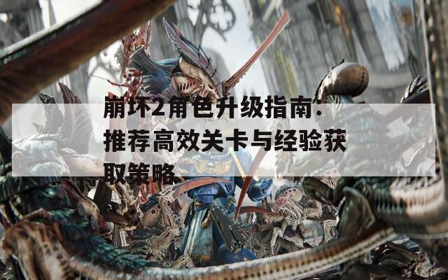 崩坏2角色升级指南：推荐高效关卡与经验获取策略