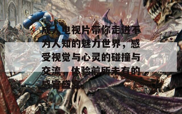 成人电视片带你走进不为人知的魅力世界，感受视觉与心灵的碰撞与交流，体验前所未有的感官盛宴。
