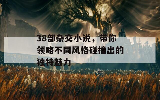 38部杂交小说，带你领略不同风格碰撞出的独特魅力