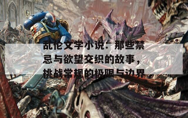 乱伦文学小说：那些禁忌与欲望交织的故事，挑战常规的极限与边界