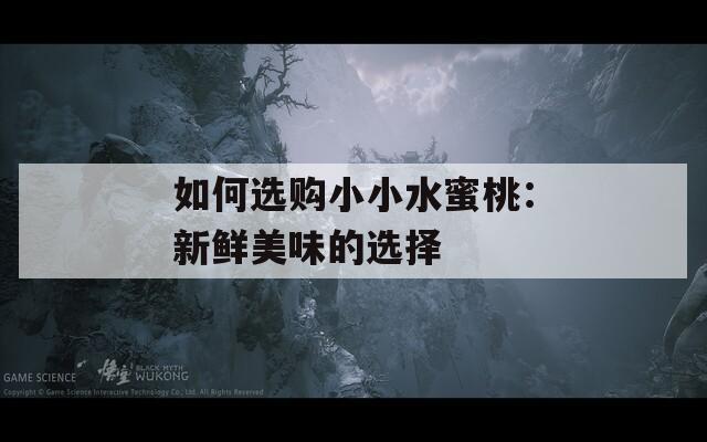 如何选购小小水蜜桃：新鲜美味的选择
