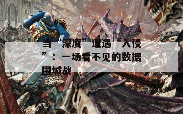 当“深度”遭遇“入侵”：一场看不见的数据围城战