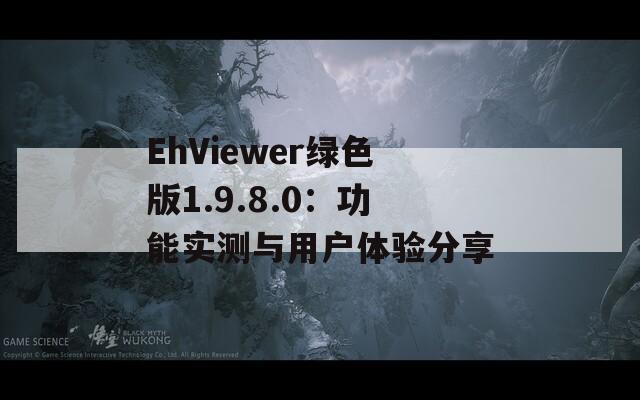 EhViewer绿色版1.9.8.0：功能实测与用户体验分享