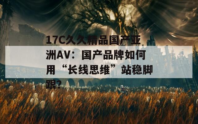 17C久久精品国产亚洲AV：国产品牌如何用“长线思维”站稳脚跟？
