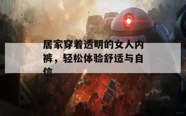 居家穿着透明的女人内裤，轻松体验舒适与自信