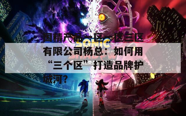 国精产品一区一区三区有限公司杨总：如何用“三个区”打造品牌护城河？