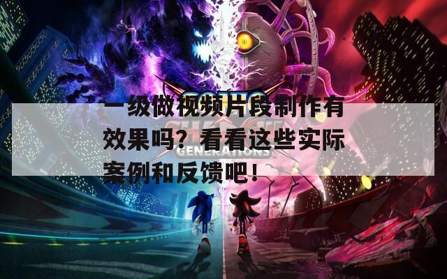 一级做视频片段制作有效果吗？看看这些实际案例和反馈吧！
