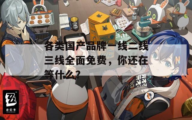 各类国产品牌一线二线三线全面免费，你还在等什么？