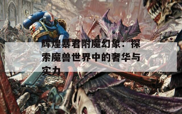 辉煌暴君附魔幻象：探索魔兽世界中的奢华与实力