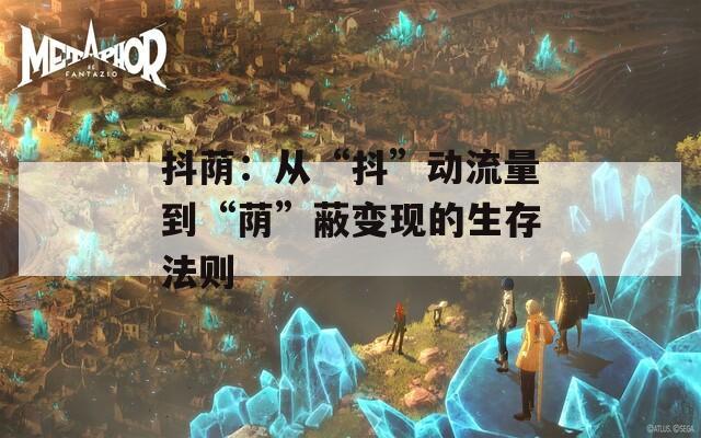 抖荫：从“抖”动流量到“荫”蔽变现的生存法则