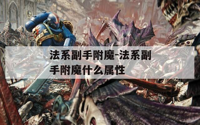 法系副手附魔-法系副手附魔什么属性