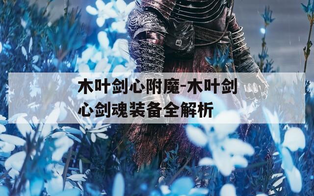 木叶剑心附魔-木叶剑心剑魂装备全解析