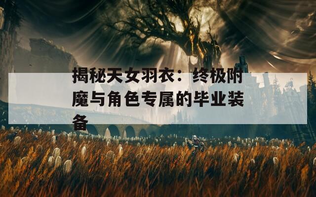 揭秘天女羽衣：终极附魔与角色专属的毕业装备