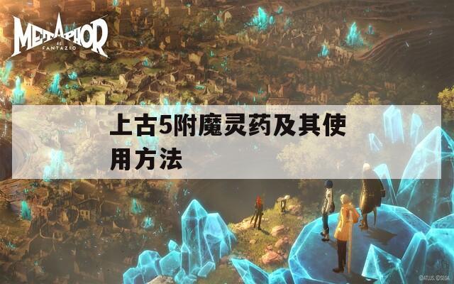 上古5附魔灵药及其使用方法