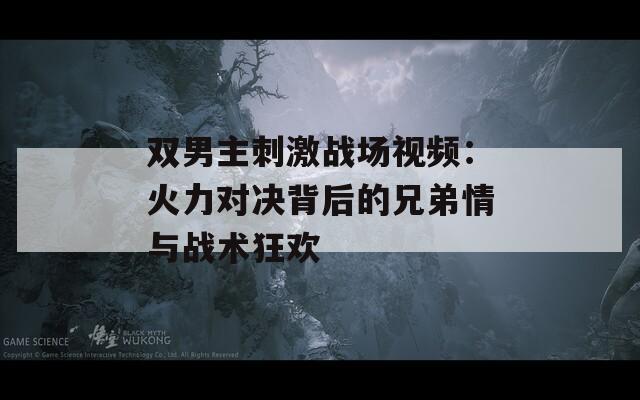 双男主刺激战场视频：火力对决背后的兄弟情与战术狂欢