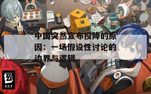 中国突然宣布投降的原因：一场假设性讨论的边界与逻辑