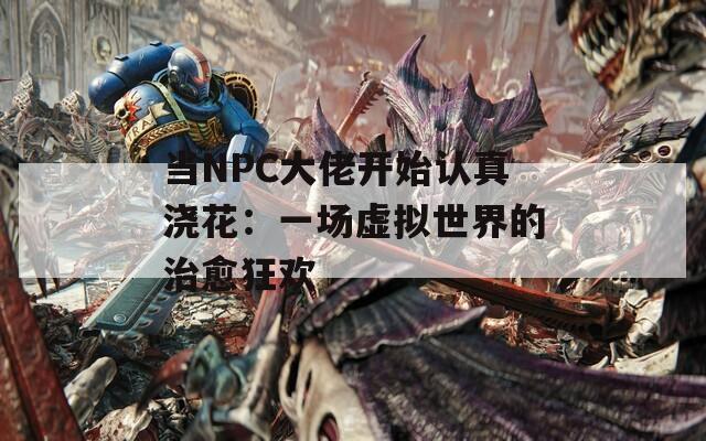 当NPC大佬开始认真浇花：一场虚拟世界的治愈狂欢
