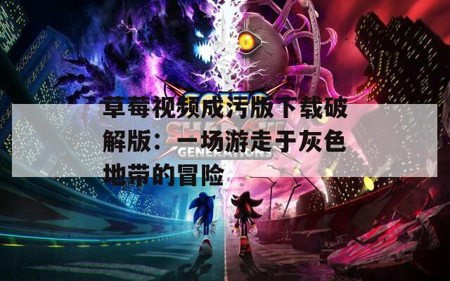 草莓视频成污版下载破解版：一场游走于灰色地带的冒险
