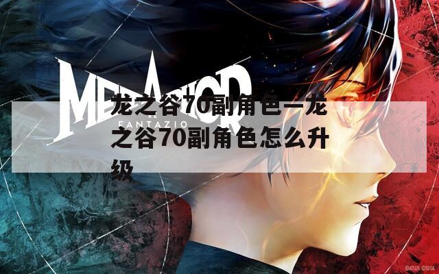 龙之谷70副角色—龙之谷70副角色怎么升级