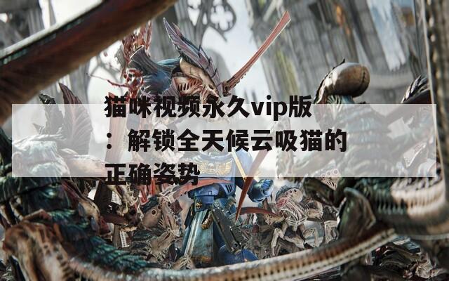 猫咪视频永久vip版：解锁全天候云吸猫的正确姿势